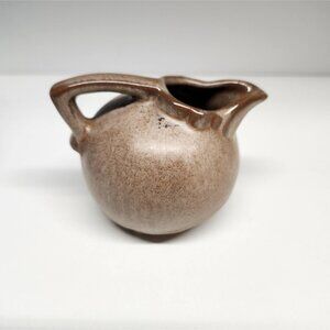 Frankoma Pottery Mini Pitcher Creamer Small Syrup Pourer 2.75" Vintage